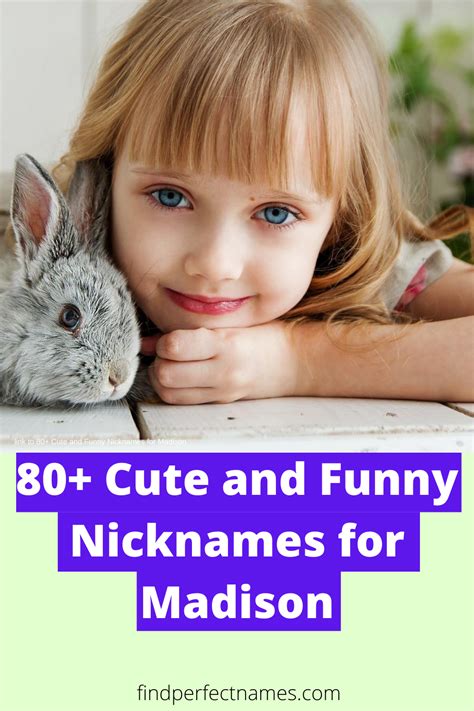 funny nicknames for the name maddie|80+ Cute and Funny Nicknames for Madison